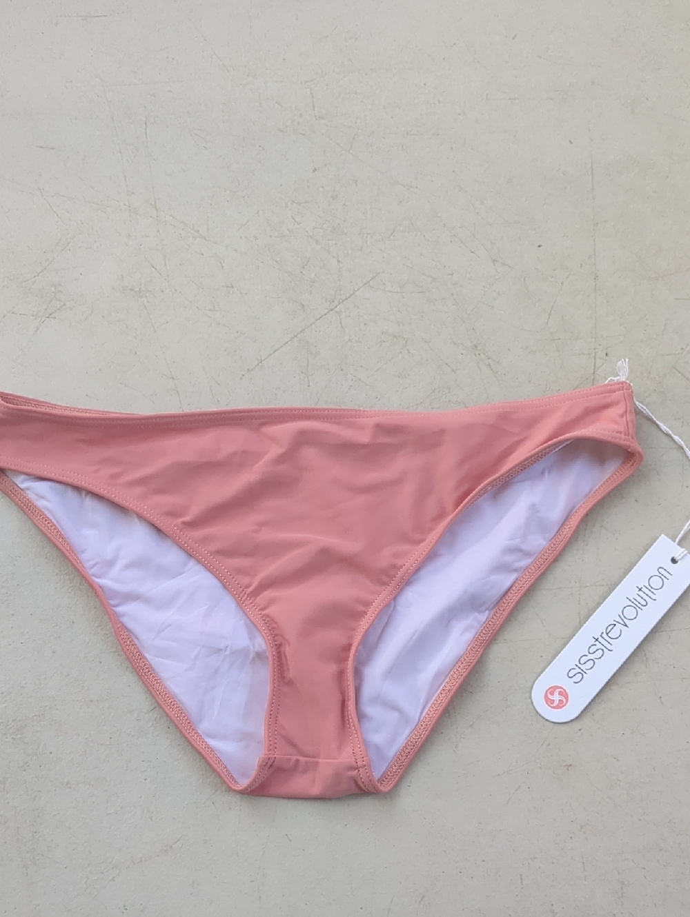 Sisstrevolution Coral-Peach Bikini Bottom